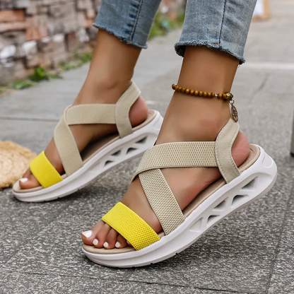 Women's Comfort Wide Strap Sandals