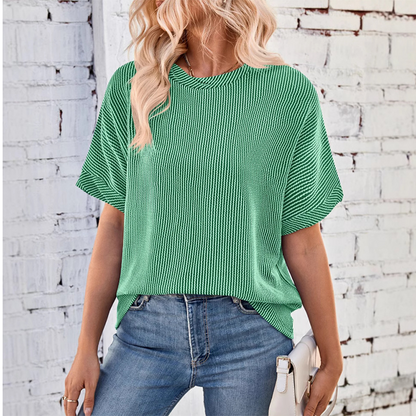 Women’s Cozy Ribbed Oversized T-Shirt