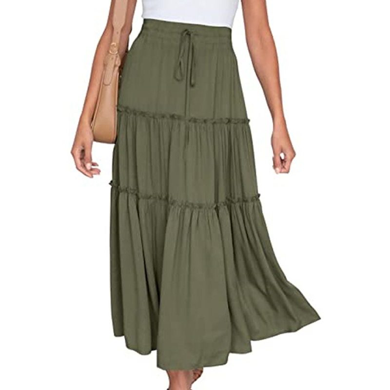 Boho Pleated Skirt