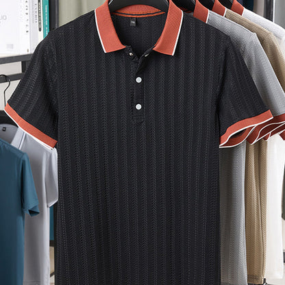 Men’s Fashion Color-Blocking Shirt