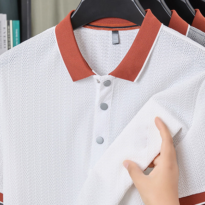 Men’s Fashion Color-Blocking Shirt