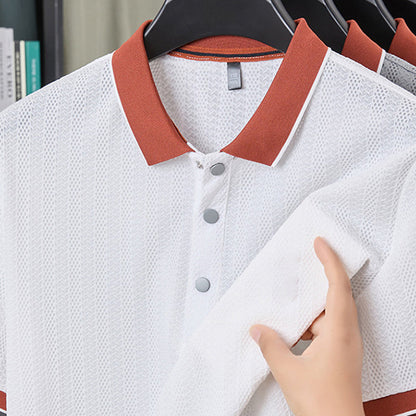 Men’s Fashion Color-Blocking Shirt