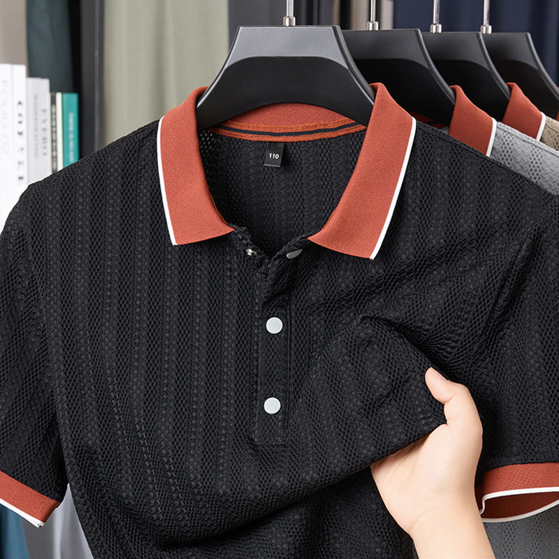 Men’s Fashion Color-Blocking Shirt