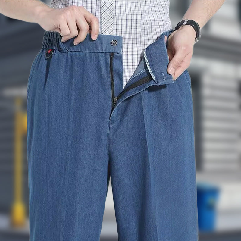 ✨New Arrival 60% Sale✨Men's Comfortable Stretchy Jeans with Elastic Waist