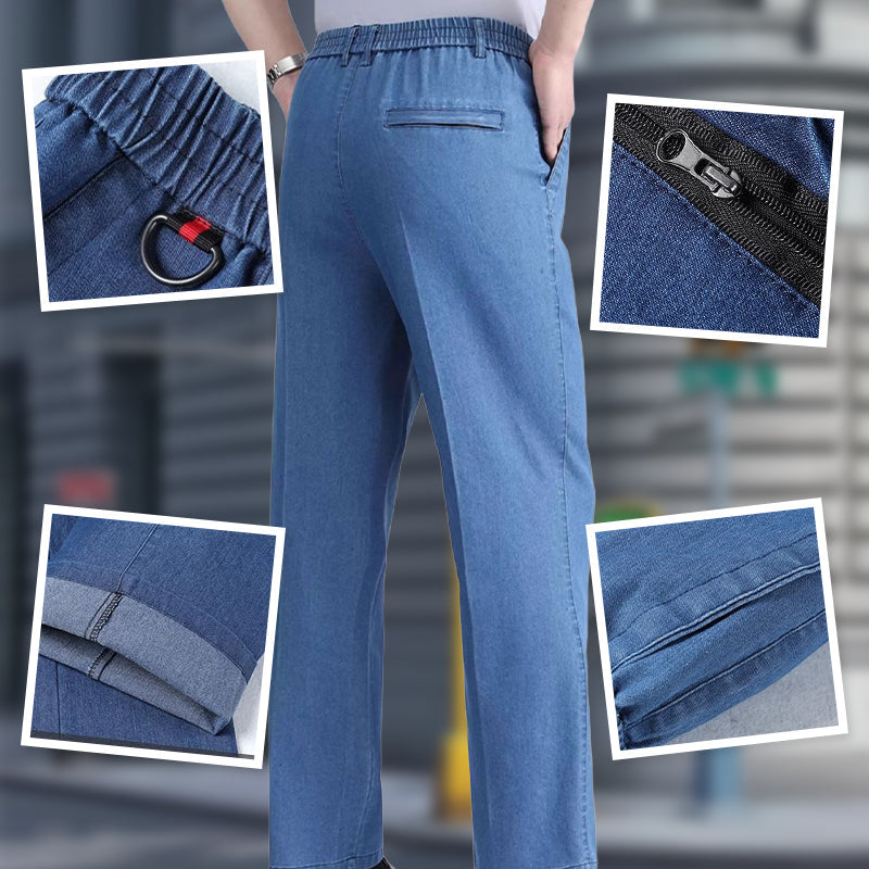 ✨New Arrival 60% Sale✨Men's Comfortable Stretchy Jeans with Elastic Waist
