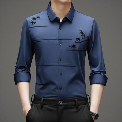 🔥HOT SALE 50%OFF🔥Men's Casual Trendy Printed Long Sleeve Shirt