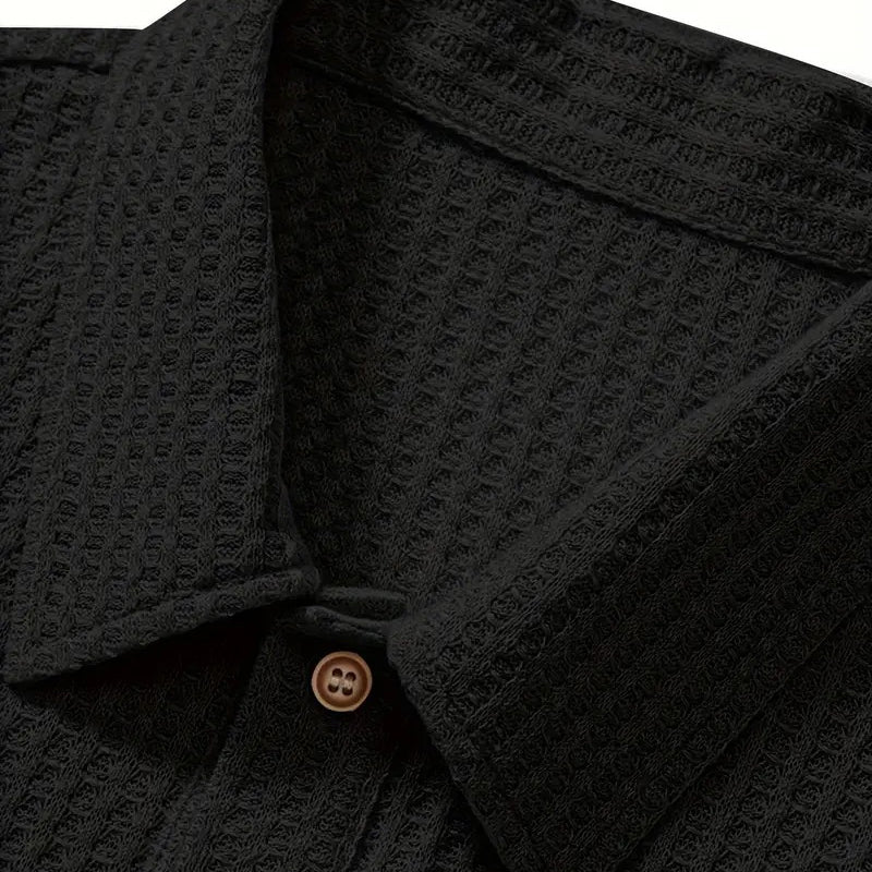 🌿Men's Knit Short Sleeve Shirt - Super Comfortable