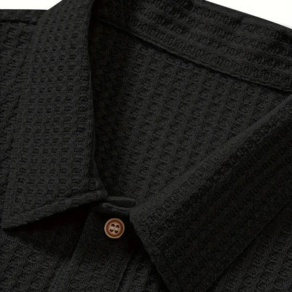 🌿Men's Knit Short Sleeve Shirt - Super Comfortable