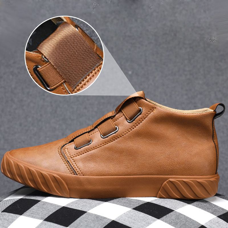 Men’s Microfiber Leather Casual Shoes