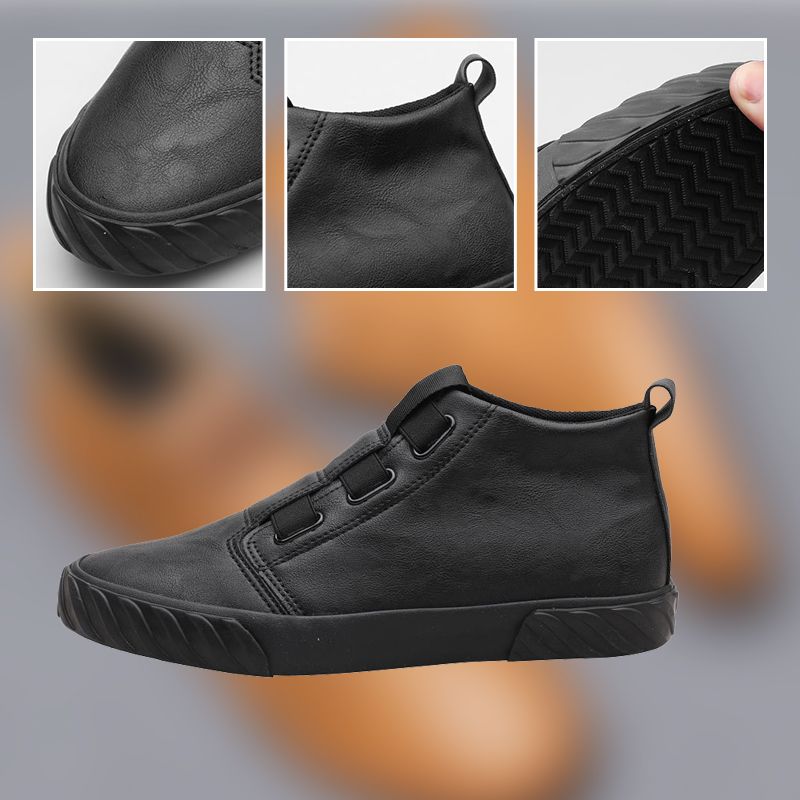 Men’s Microfiber Leather Casual Shoes
