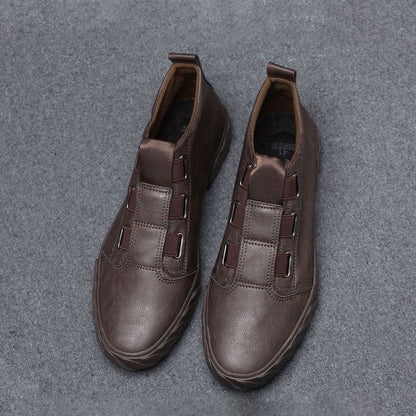 Men’s Microfiber Leather Casual Shoes