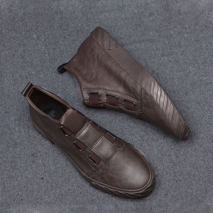 Men’s Microfiber Leather Casual Shoes