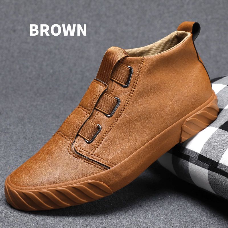 Men’s Microfiber Leather Casual Shoes