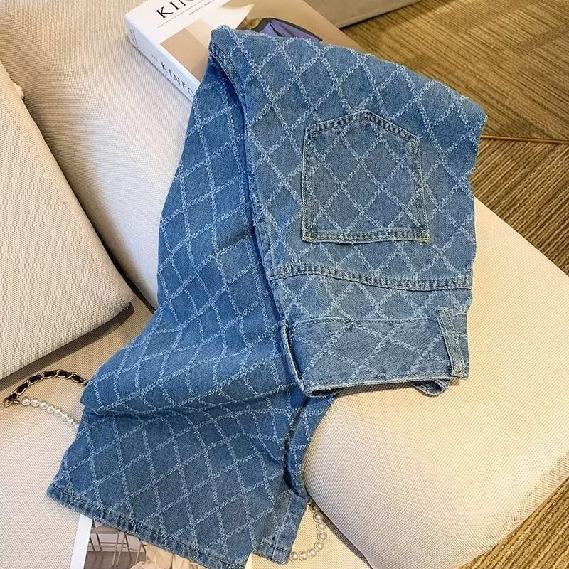 Women's Vintage Trendy High-Waisted Denim Jeans