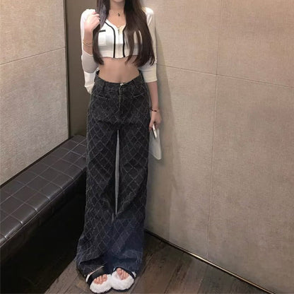 Women's Vintage Trendy High-Waisted Denim Jeans