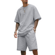 Men's Casual Two-Piece T-Shirt and Shorts Set