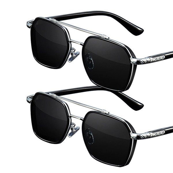 Dual Beam Slim Vintage PC Frame Optical Sunglasses (Last Day Sale Price)