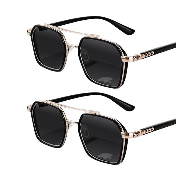 Dual Beam Slim Vintage PC Frame Optical Sunglasses (Last Day Sale Price)