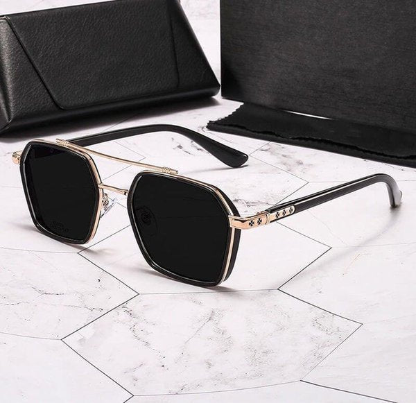 Dual Beam Slim Vintage PC Frame Optical Sunglasses (Last Day Sale Price)