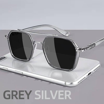 Dual Beam Slim Vintage PC Frame Optical Sunglasses (Last Day Sale Price)