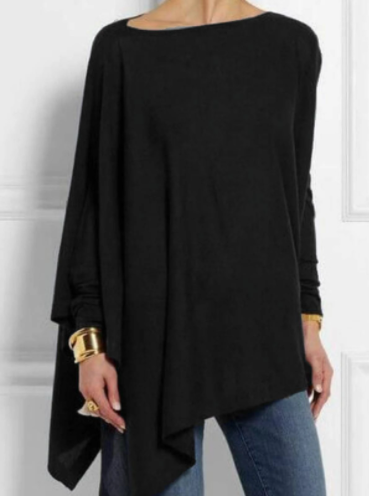 Long Sleeve Solid Color T-Shirt