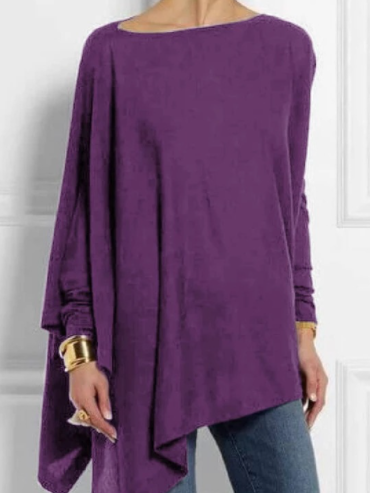 Long Sleeve Solid Color T-Shirt