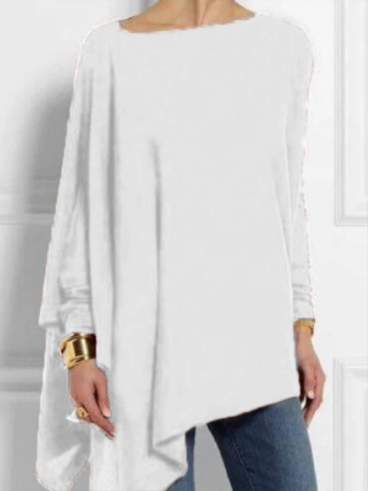 Long Sleeve Solid Color T-Shirt