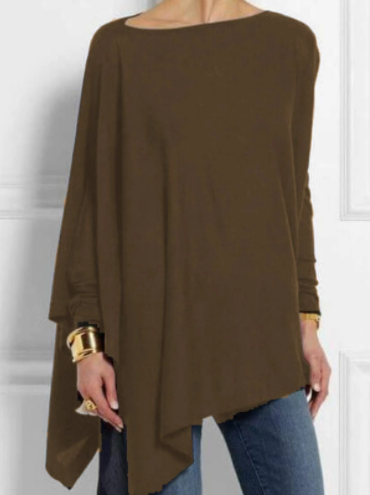 Long Sleeve Solid Color T-Shirt