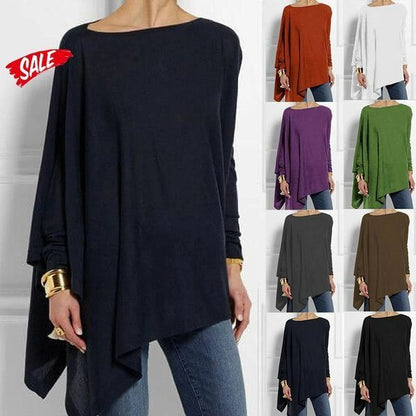 Long Sleeve Solid Color T-Shirt