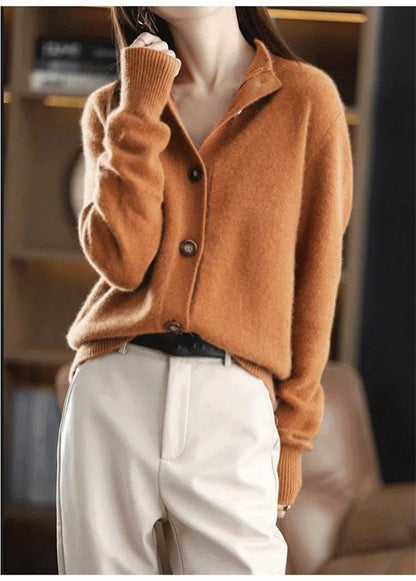 New Cashmere Knitted Cardigan