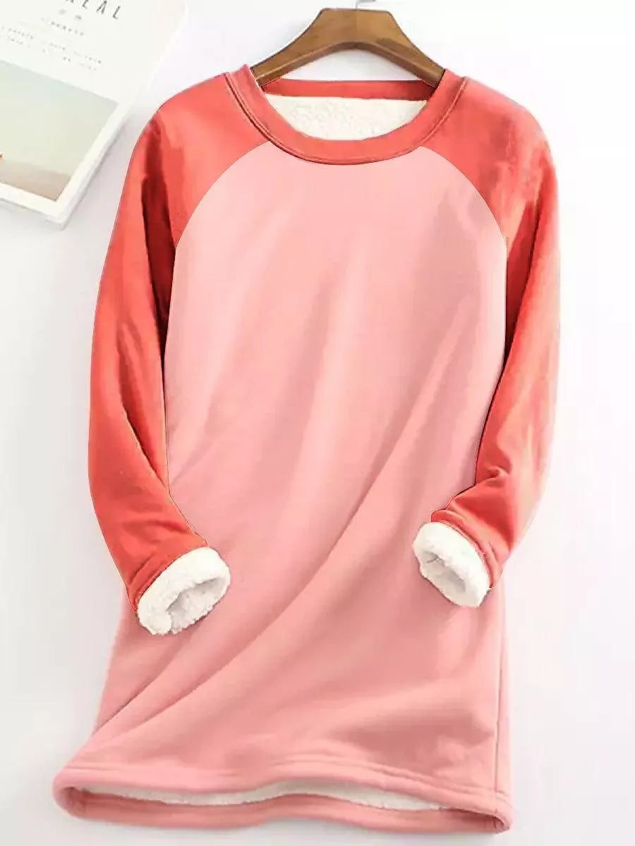 Women's Round Neck Long Sleeve Thermal Tops