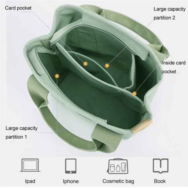 Mintiml® Large Capacity Multi-pocket Handbag