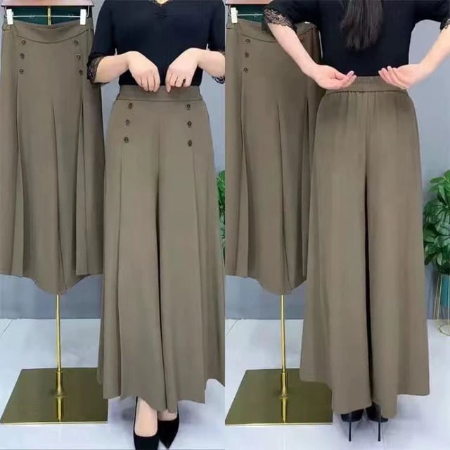 LAST DAY 49% OFF - Cool and Slim Stylish Pleated Wide-leg Pants