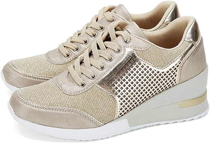 High Heeld Wedge Sneakers For Women