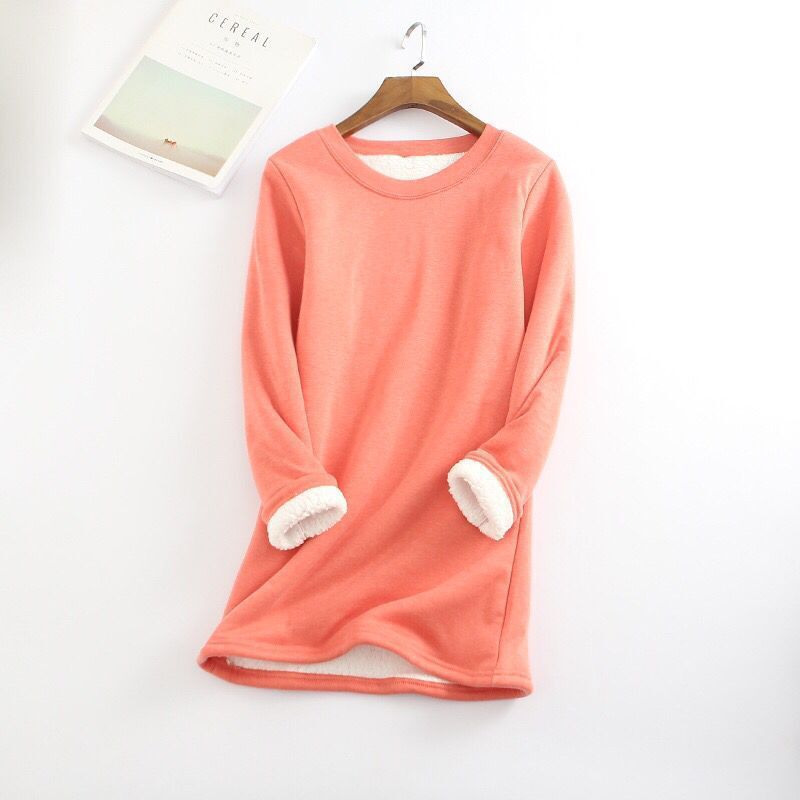 Women‘s NEW Casual Cotton Round Neck Solid Sweatshirt (S-5XL)