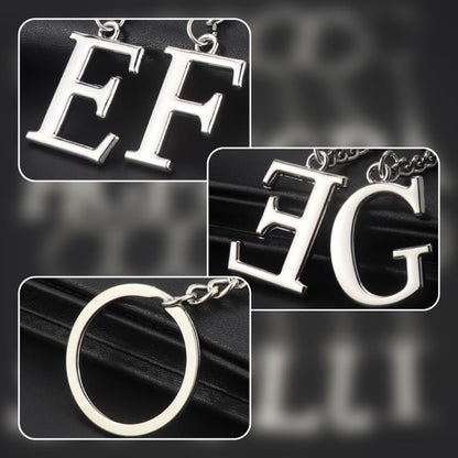 Creative Uppercase Alphabet Keychain