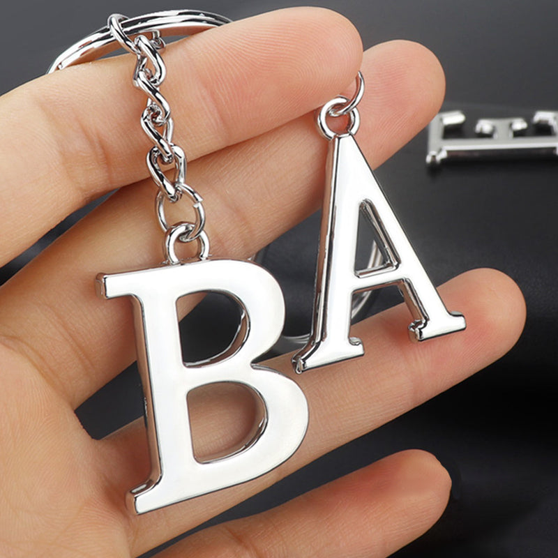 Creative Uppercase Alphabet Keychain