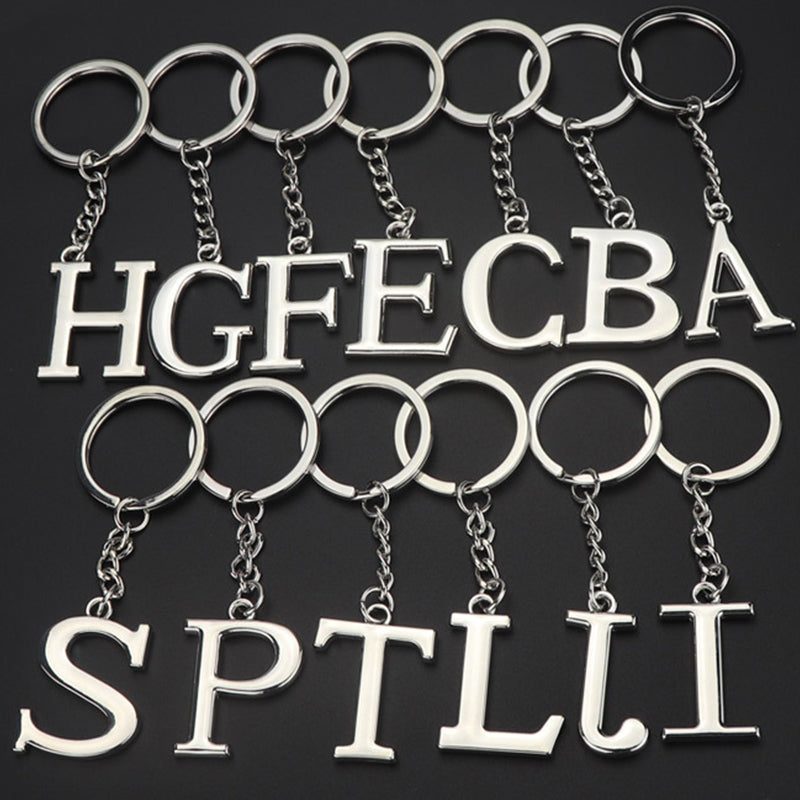 Creative Uppercase Alphabet Keychain