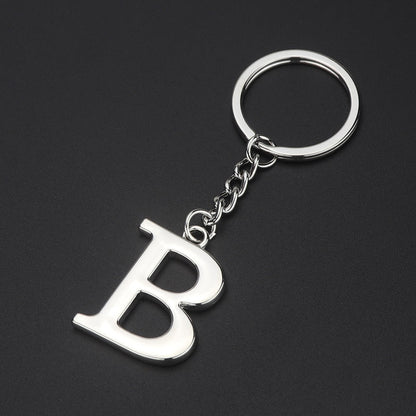 Creative Uppercase Alphabet Keychain