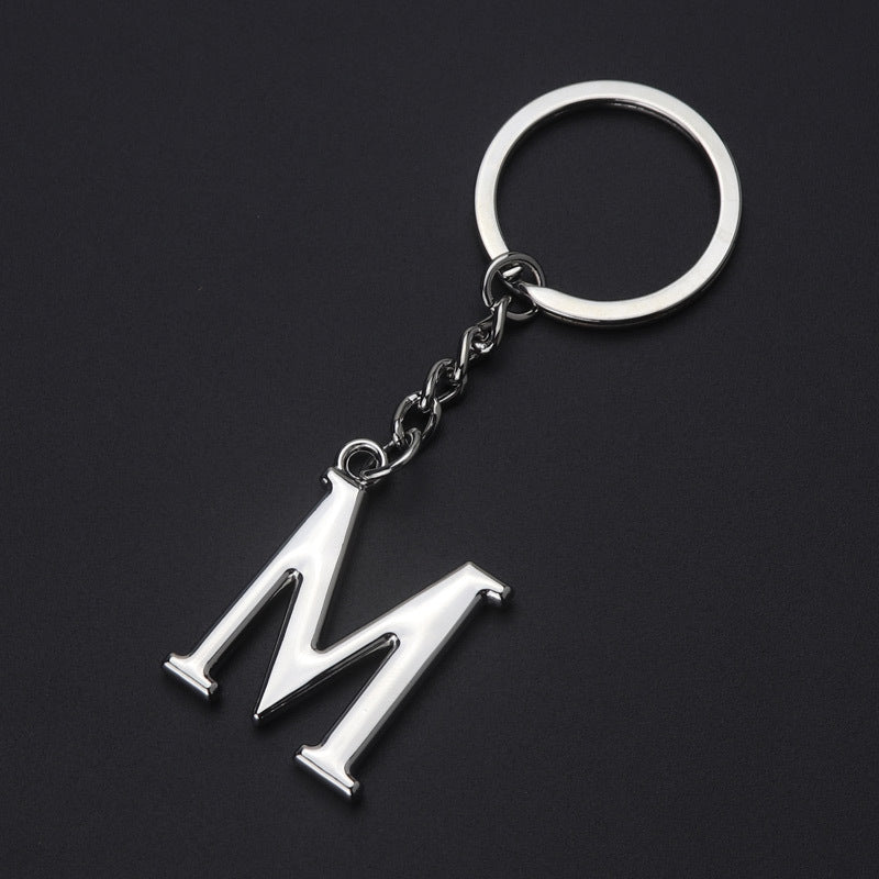 Creative Uppercase Alphabet Keychain