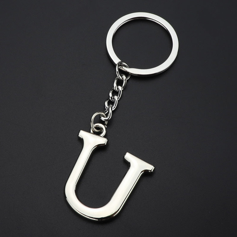 Creative Uppercase Alphabet Keychain