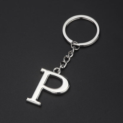 Creative Uppercase Alphabet Keychain